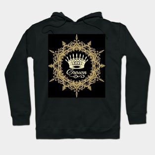 Crown in Ornate Frame Hoodie